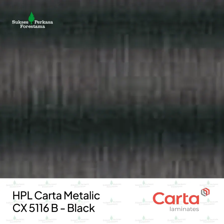 HPL Carta Metalic CX 5116 B - Black