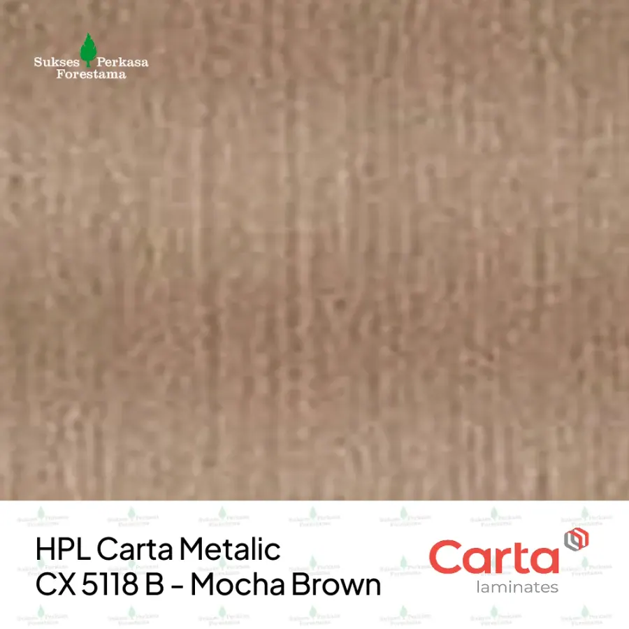 HPL Carta Metalic CX 5118 B - Mocha Brown