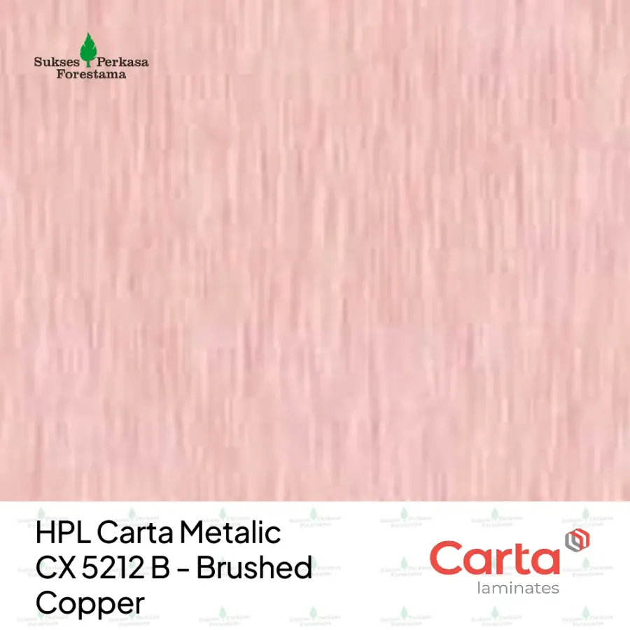HPL Carta Metalic CX 5212 B - Brushed Copper