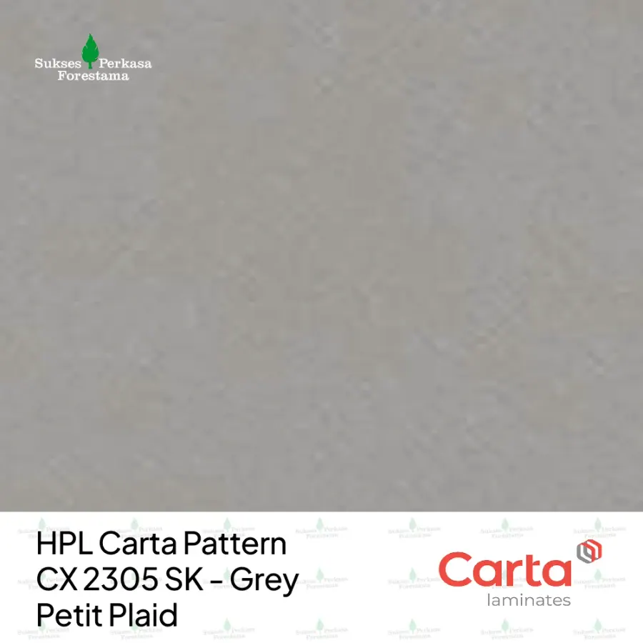 HPL Carta Pattern CX 2305 SK - Grey Petit Plaid