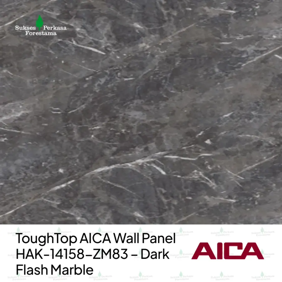 ToughTop AICA Wall Panel HAK-14158-ZM83 – Dark Flash Marble