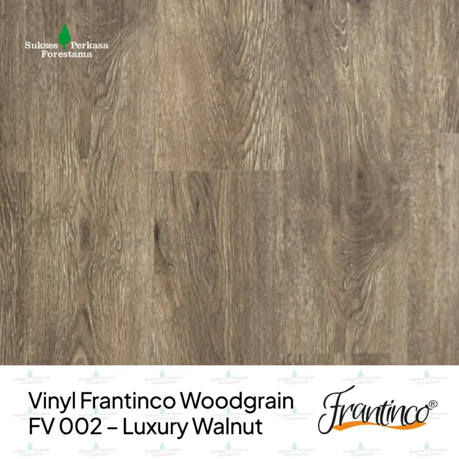 Vinyl Frantinco Woodgrain FV 002 – Luxury Walnut