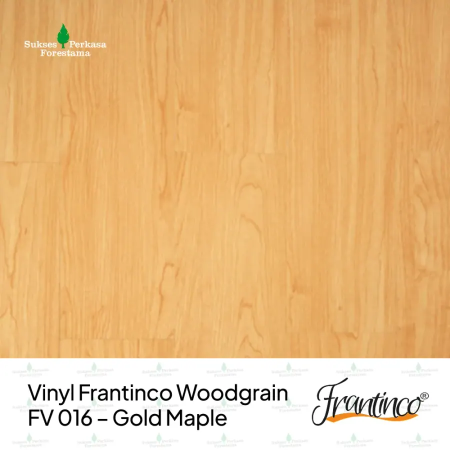 Vinyl Frantinco Woodgrain FV 016 – Gold Maple