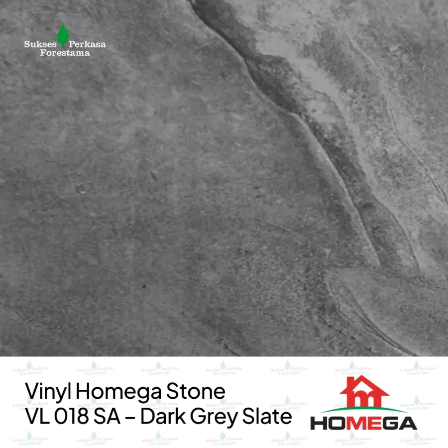 Vinyl Homega Stone VL 018 SA – Dark Grey Slate