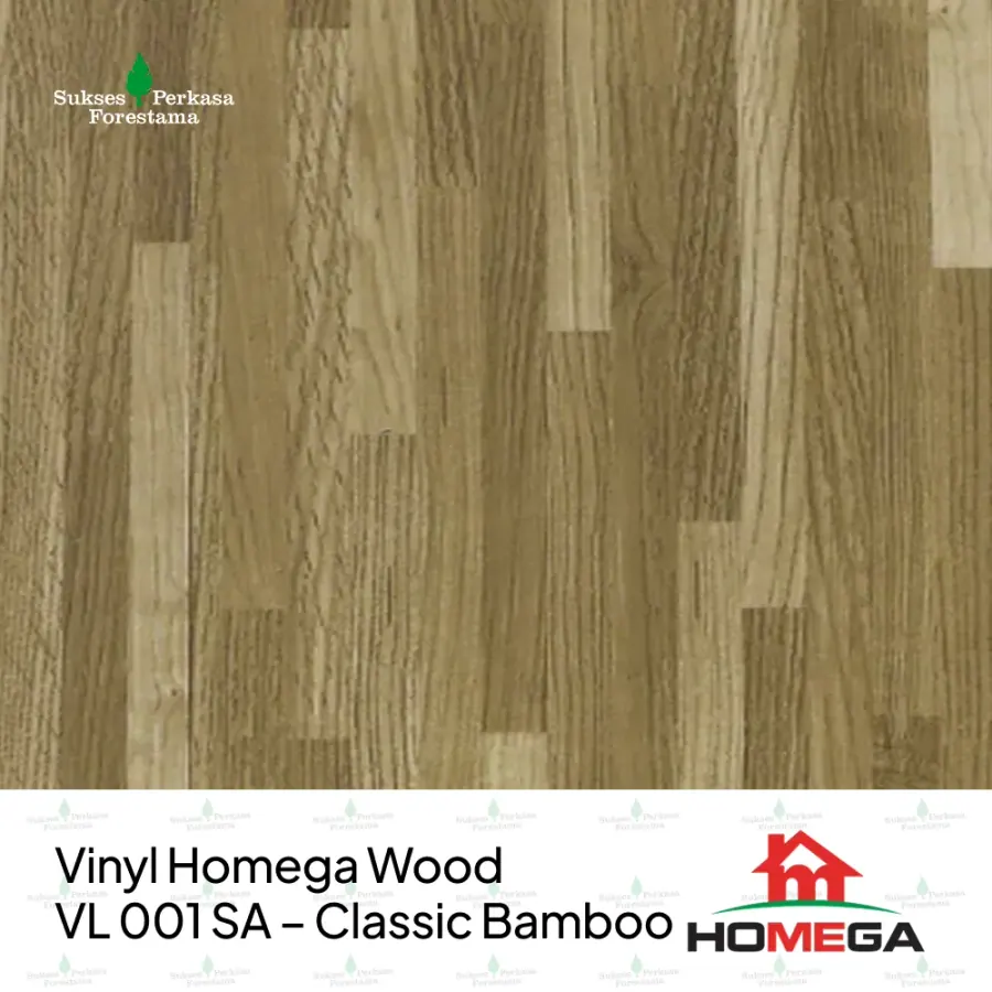 Vinyl Homega Wood VL 001 SA – Classic Bamboo