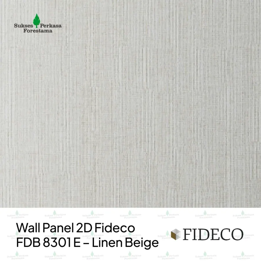 Wall Panel 2D Fideco FDB 8301 E – Linen Beige