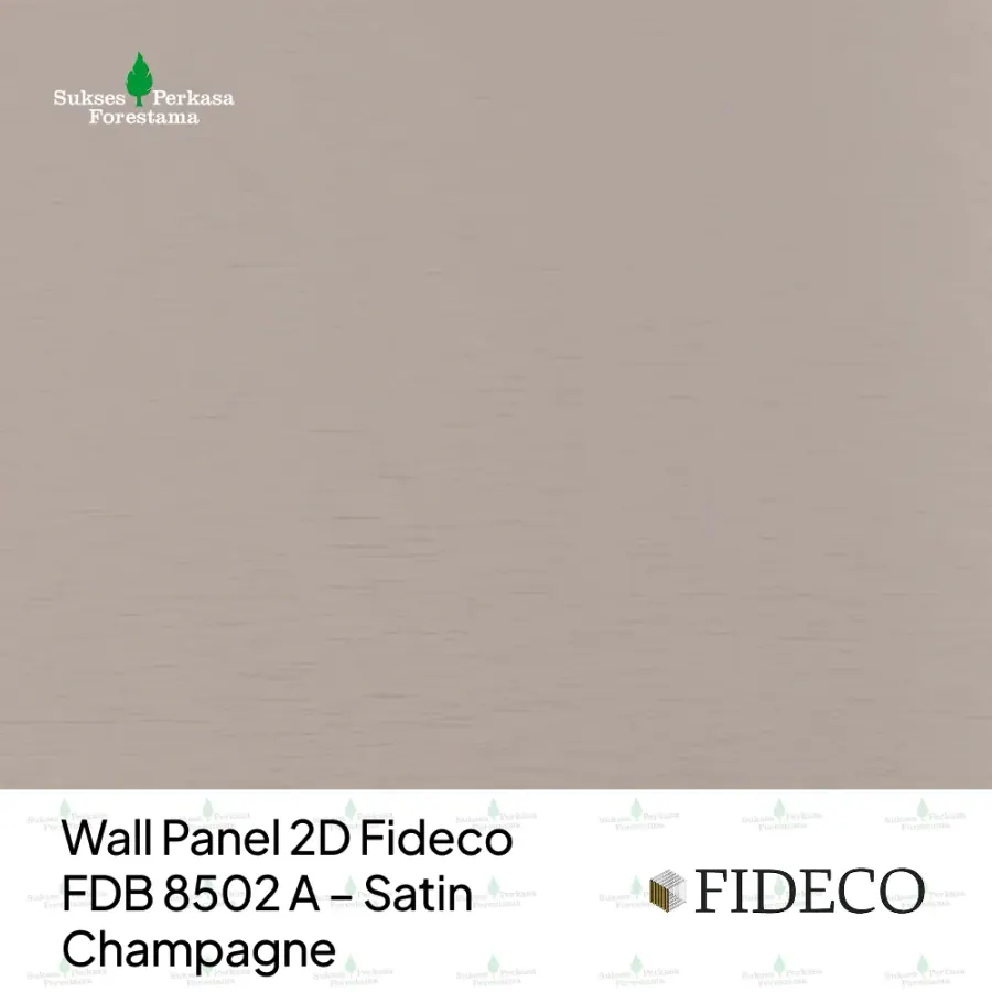 Wall Panel 2D Fideco FDB 8502 A – Satin Champagne
