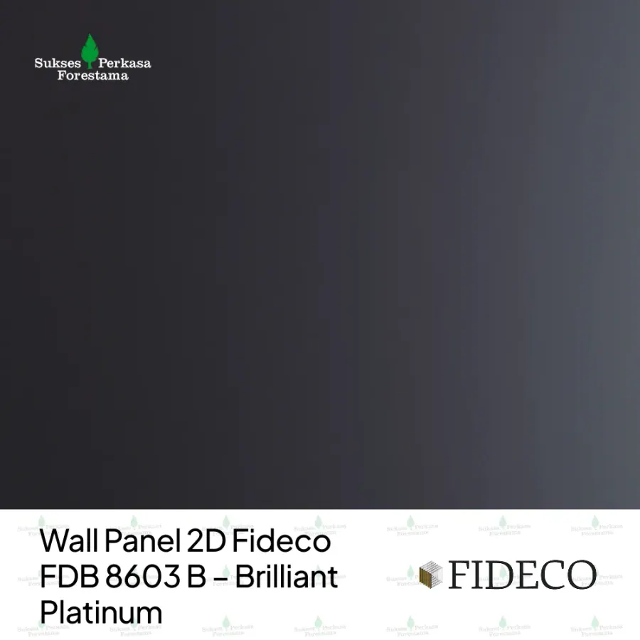 Wall Panel 2D Fideco FDB 8603 B – Brilliant Platinum