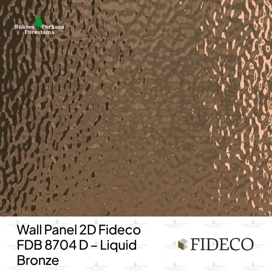 Wall Panel 2D Fideco FDB 8704 D – Liquid Bronze