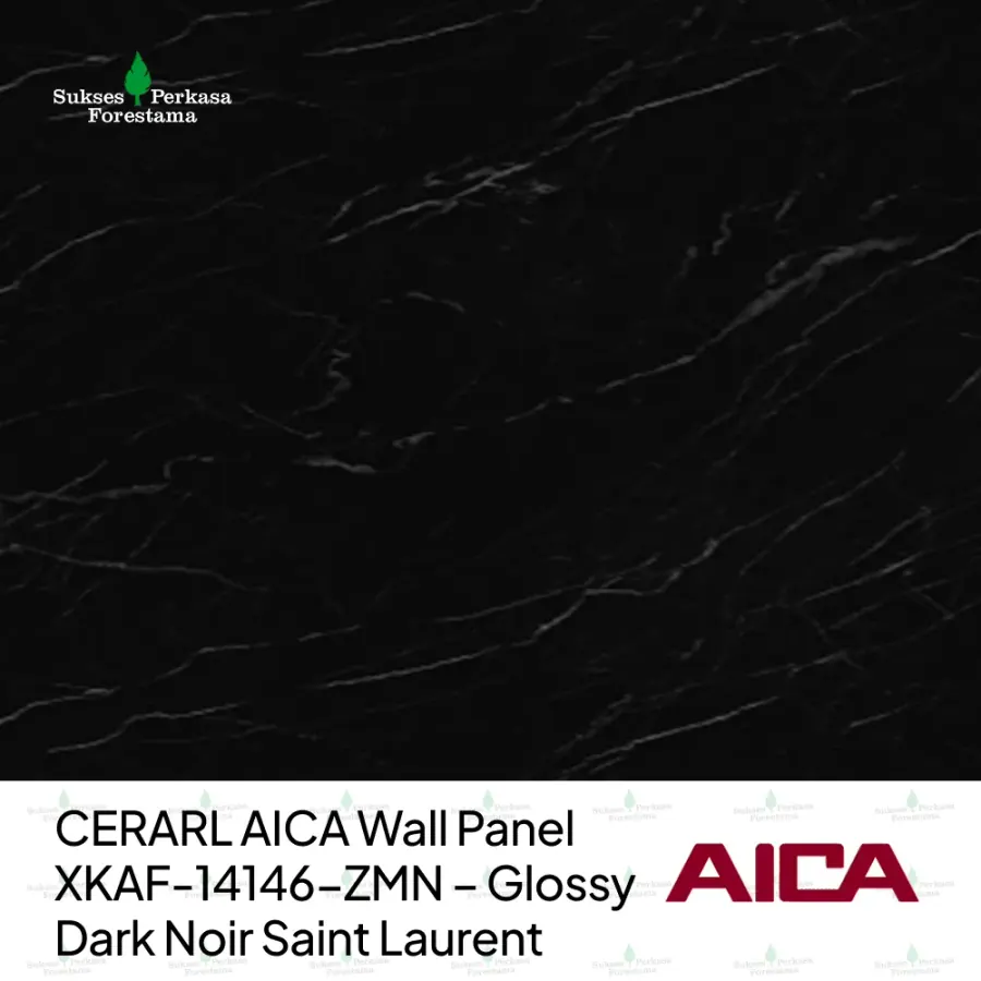 CERARL AICA Wall Panel XKAF-14146-ZMN – Glossy Dark Noir Saint Laurent