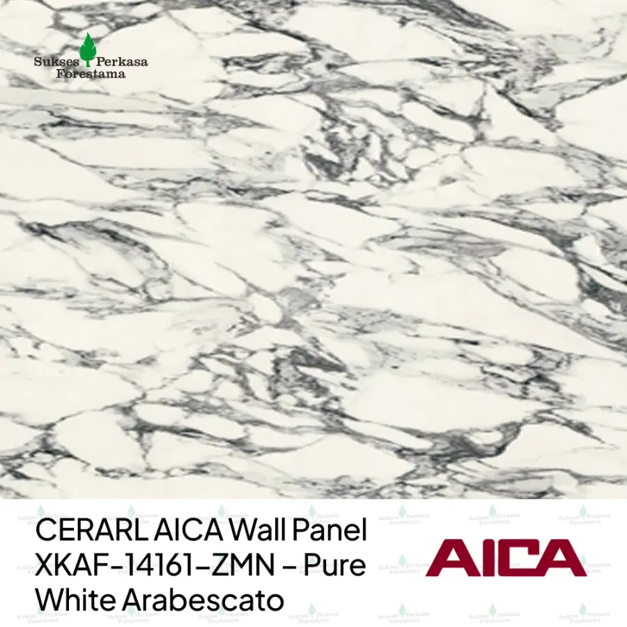 CERARL AICA Wall Panel XKAF-14161-ZMN – Pure White Arabescato