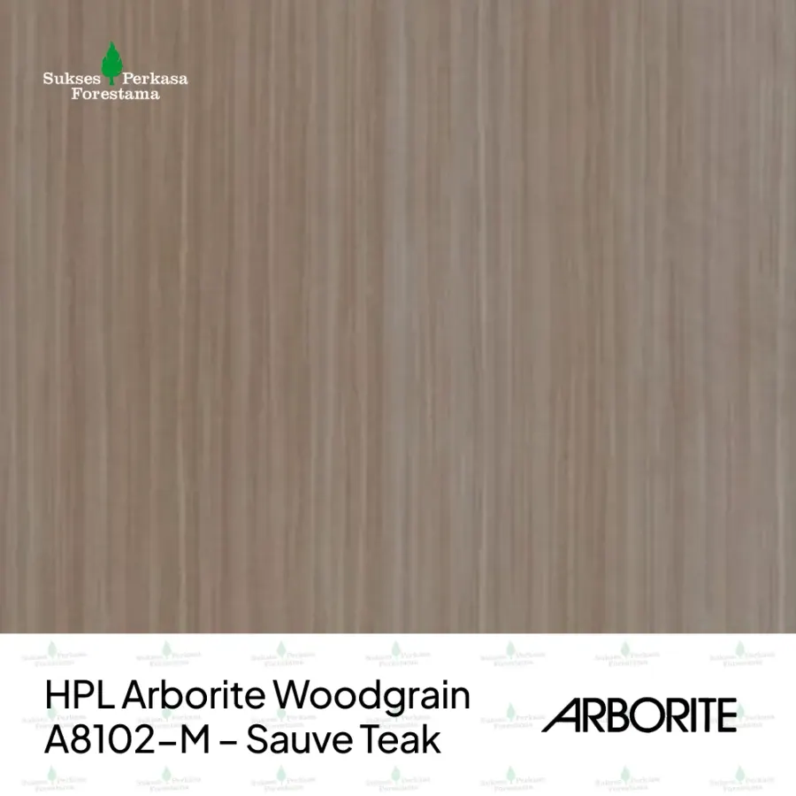 HPL Arborite Woodgrain A8102-M – Sauve Teak