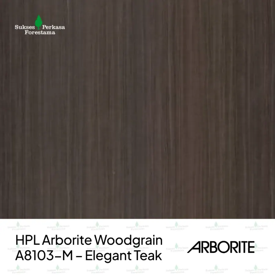 HPL Arborite Woodgrain A8103-M – Elegant Teak