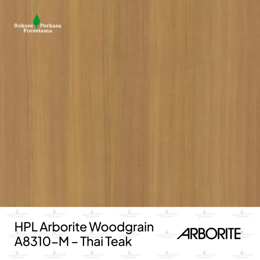 HPL Arborite Woodgrain A8310-M – Thai Teak