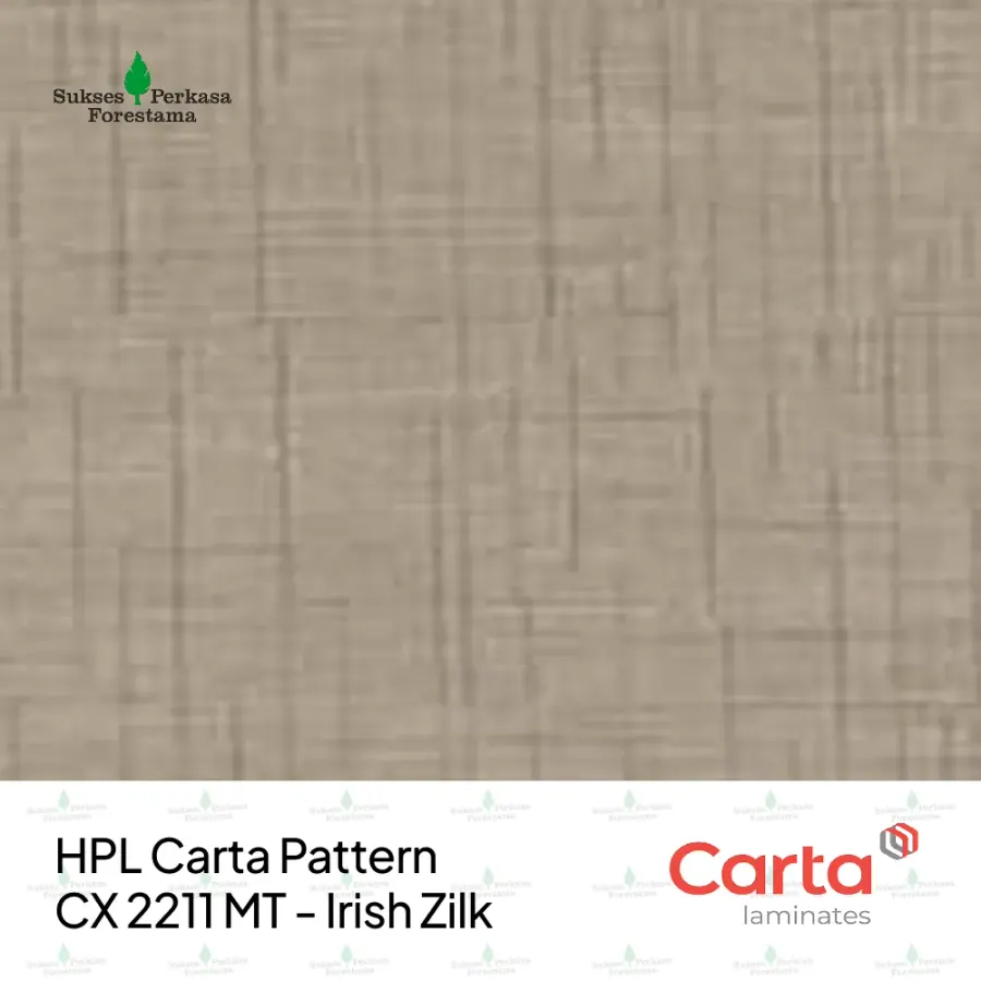 HPL Carta Pattern CX 2211 MT - Irish Zilk