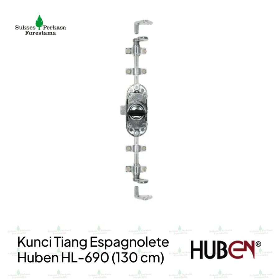 Kunci Tiang Espagnolete Huben HL-690-130 (130 cm)