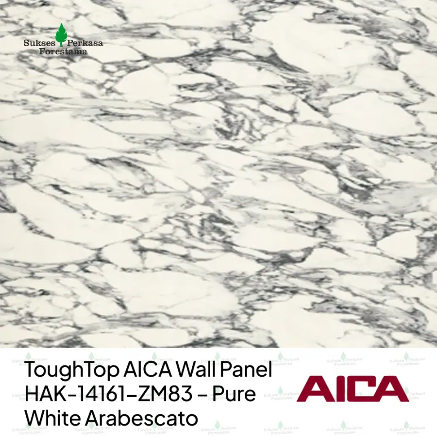 ToughTop AICA Wall Panel HAK-14161-ZM83 – Pure White Arabescato