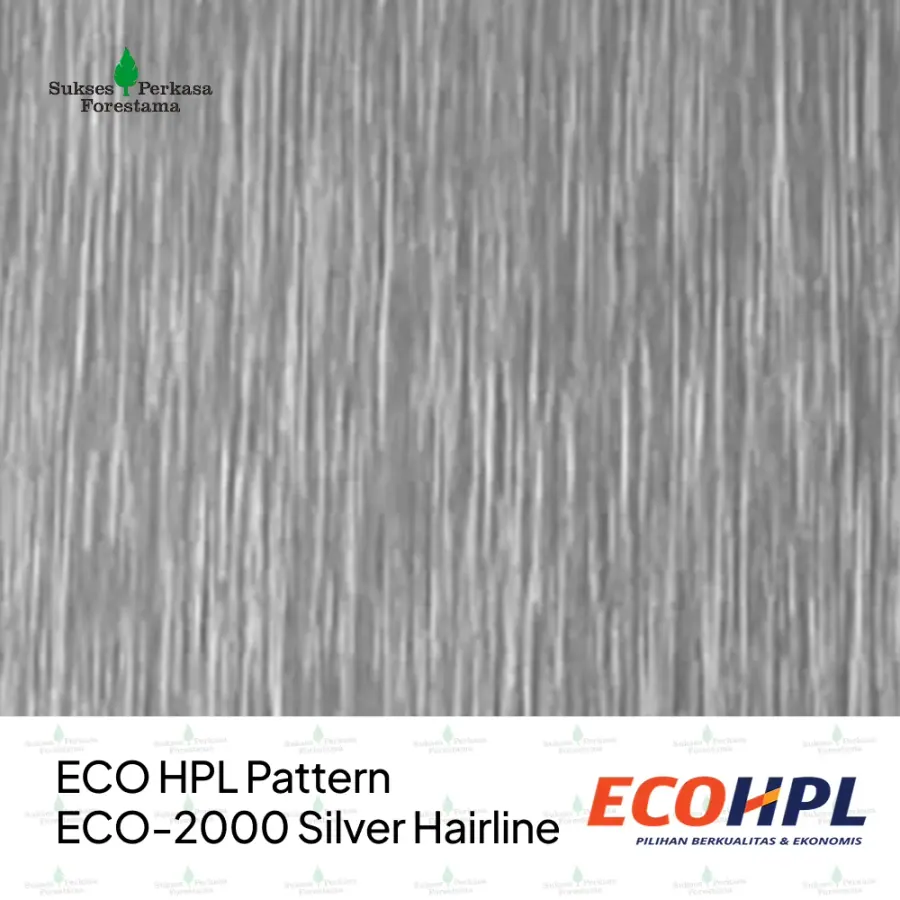 ECO HPL Pattern ECO-2000 Silver Hairline