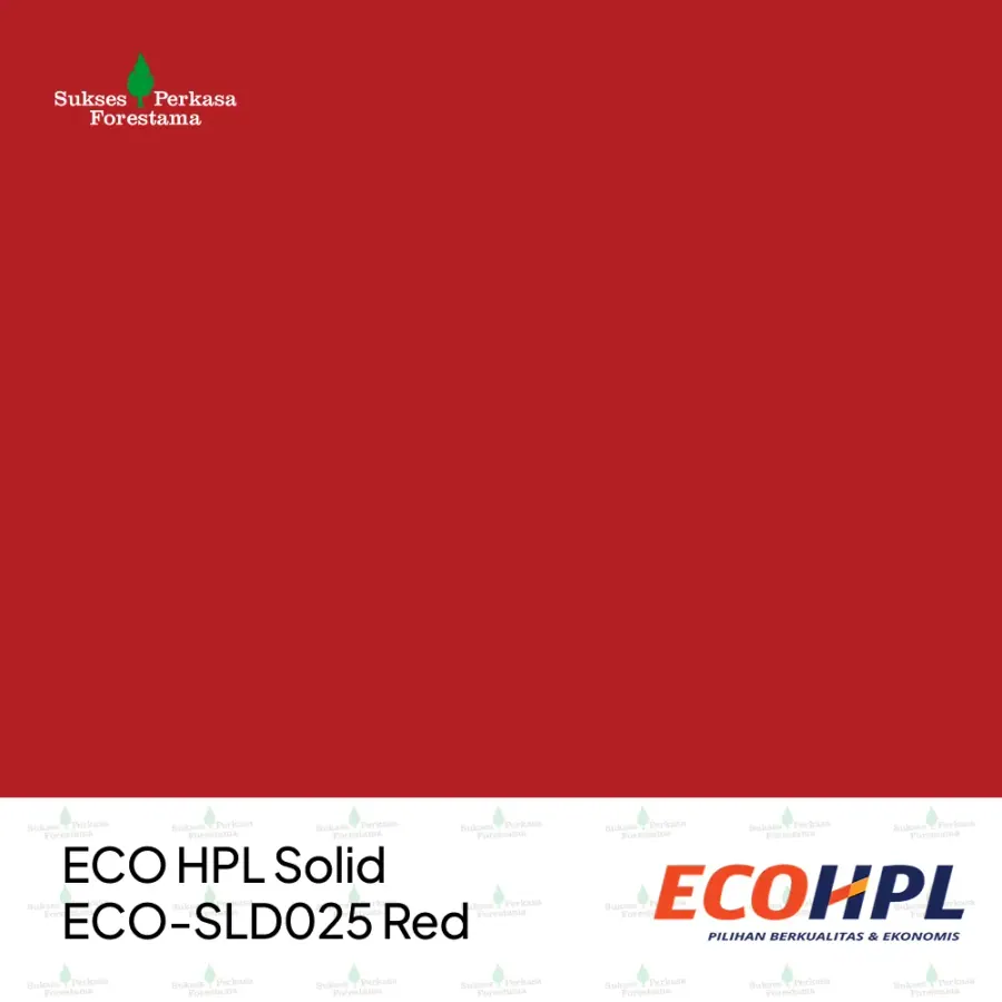 ECO HPL Solid ECO-SLD025 Red
