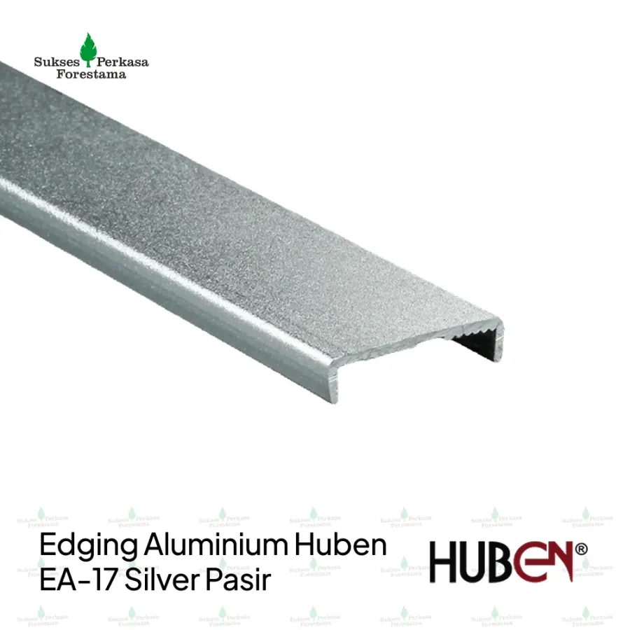 Edging Aluminium Huben EA-17 Silver Pasir