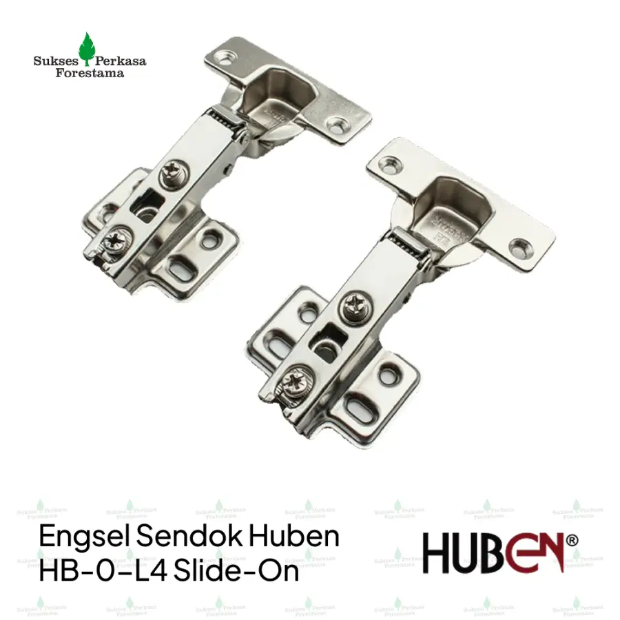Engsel Sendok Huben Slide-On HB-0-L4 Ø35 mm - Lurus