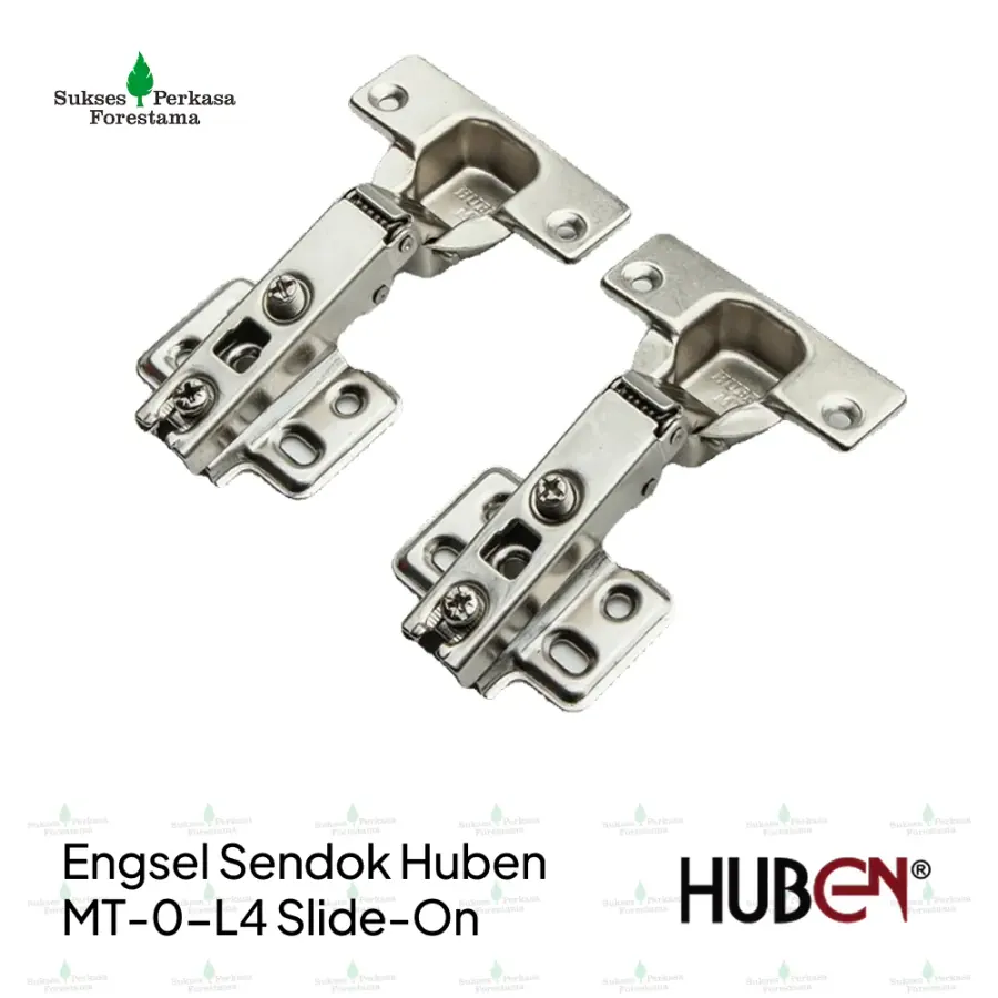 Engsel Sendok Huben Slide-On MT-0-L4 Ø35 mm - Lurus
