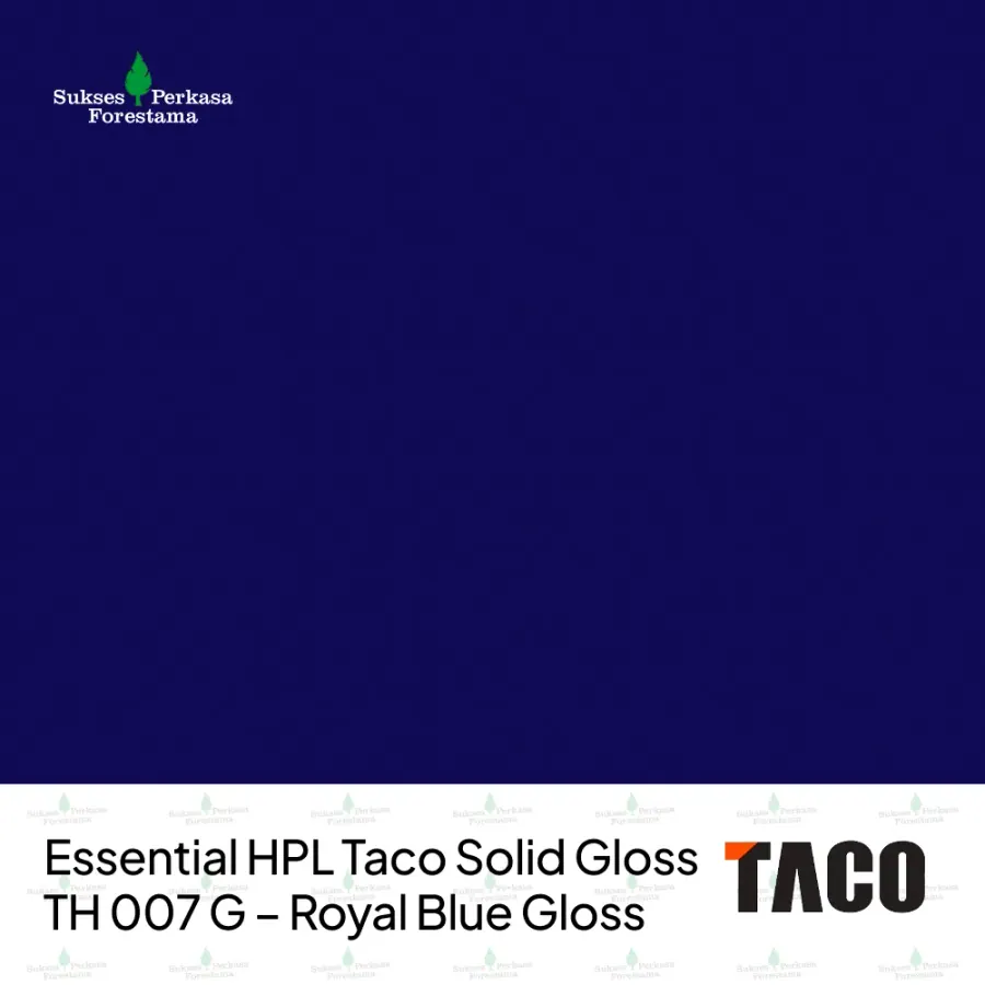 Essential HPL Taco Solid Gloss TH 007 G – Royal Blue Gloss