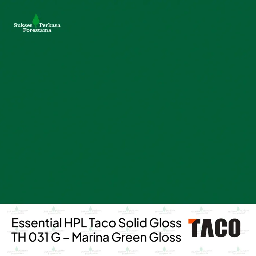 Essential HPL Taco Solid Gloss TH 031 G – Marina Green Gloss