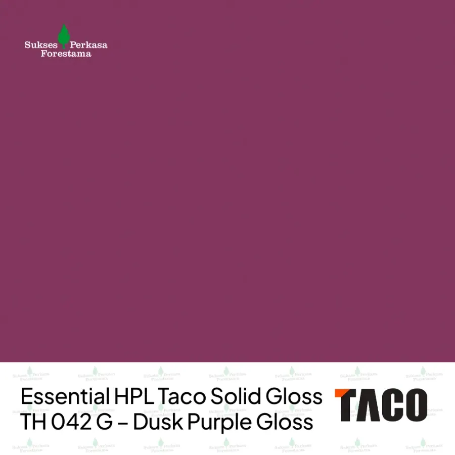 Essential HPL Taco Solid Gloss TH 042 G – Dusk Purple Gloss