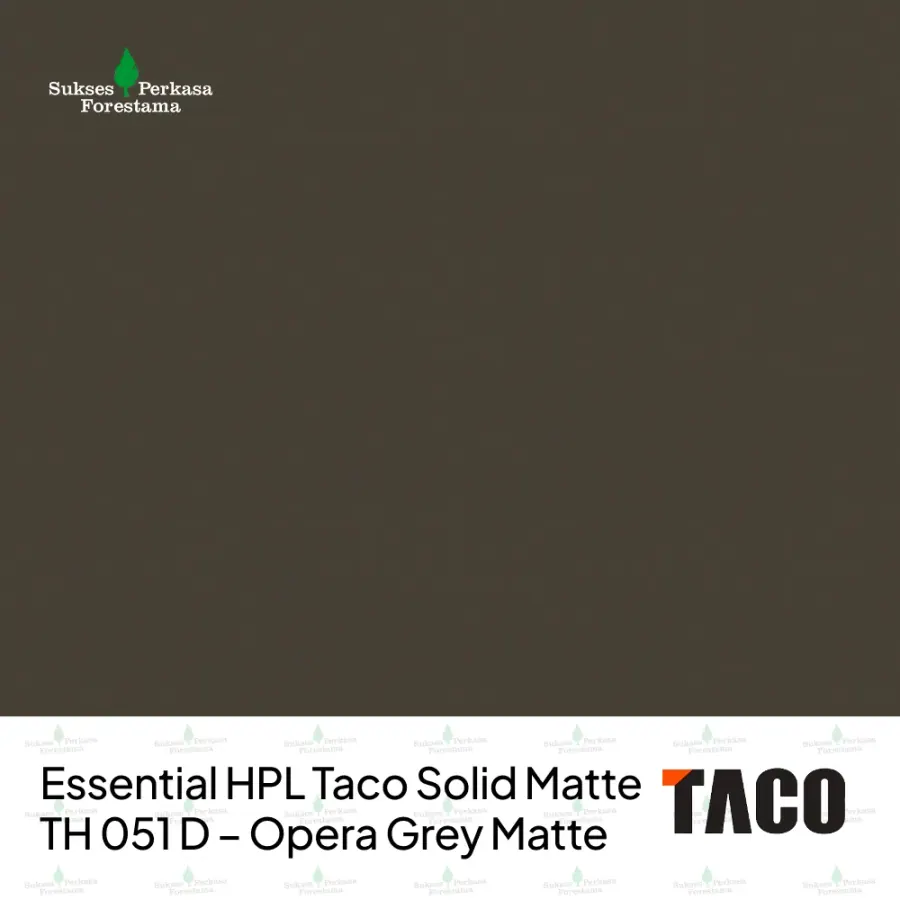 Essential HPL Taco Solid Matte TH 051 D – Opera Grey Matte