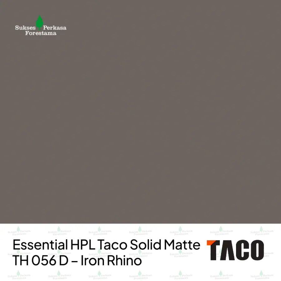 Essential HPL Taco Solid Matte TH 056 D – Iron Rhino