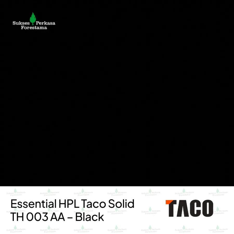 Essential HPL Taco Solid TH 003 AA – Black