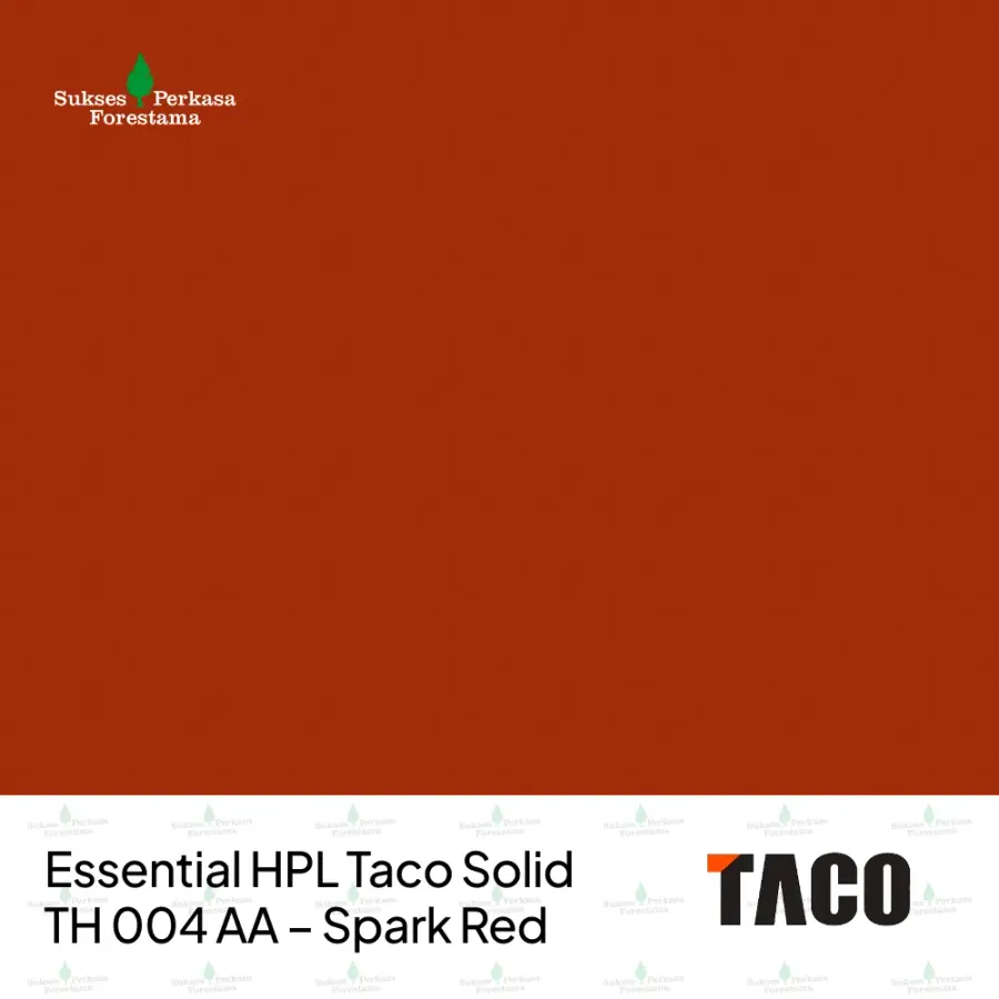 Essential HPL Taco Solid TH 004 AA – Spark Red