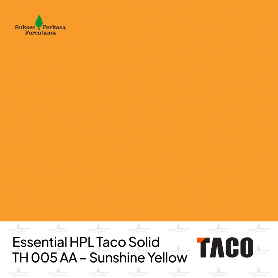Essential HPL Taco Solid TH 005 AA – Sunshine Yellow