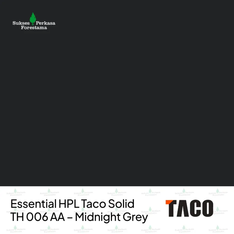 Essential HPL Taco Solid TH 006 AA – Midnight Grey