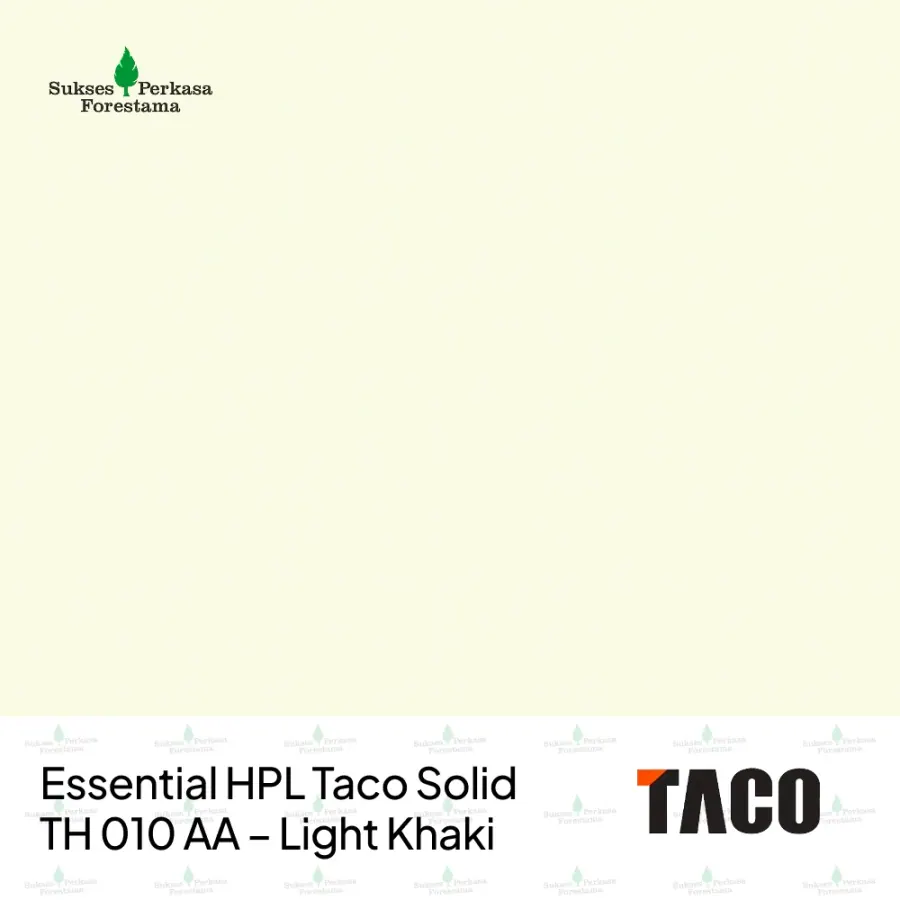 Essential HPL Taco Solid TH 010 AA – Light Khaki