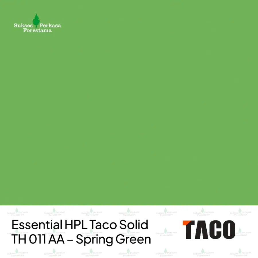 Essential HPL Taco Solid TH 011 AA – Spring Green
