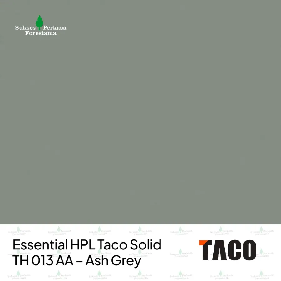 Essential HPL Taco Solid TH 013 AA – Ash Grey