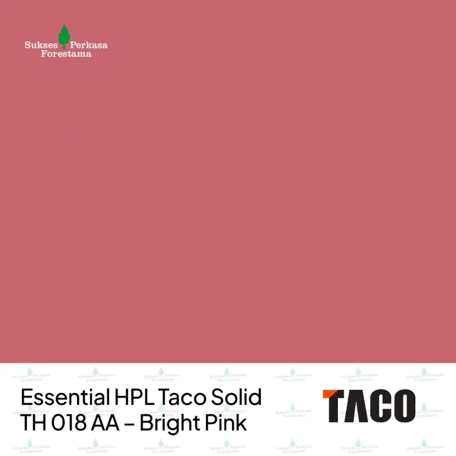 Essential HPL Taco Solid TH 018 AA – Bright Pink