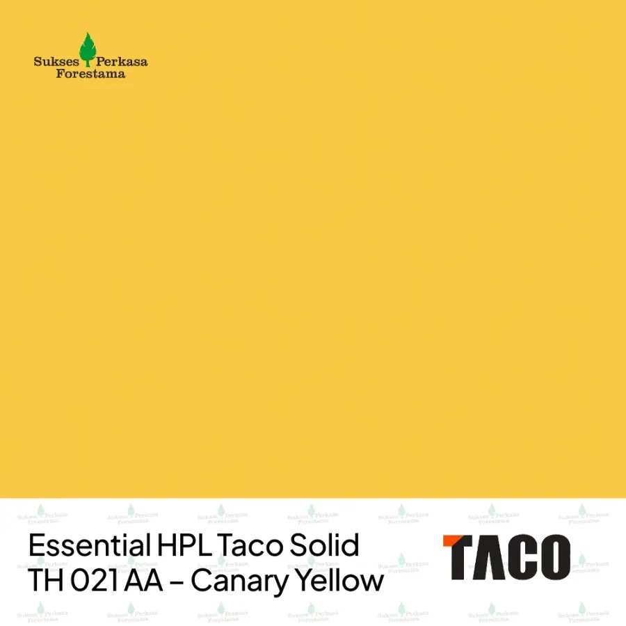 Essential HPL Taco Solid TH 021 AA – Canary Yellow