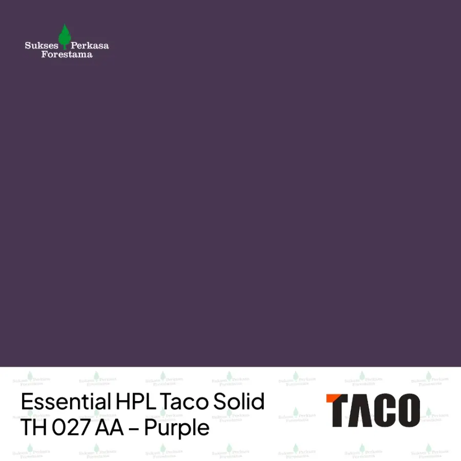 Essential HPL Taco Solid TH 027 AA – Purple