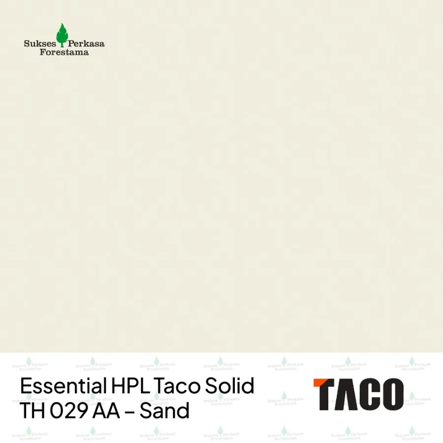 Essential HPL Taco Solid TH 029 AA – Sand