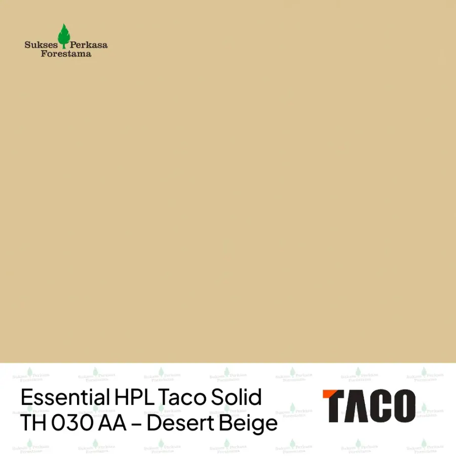 Essential HPL Taco Solid TH 030 AA – Desert Beige