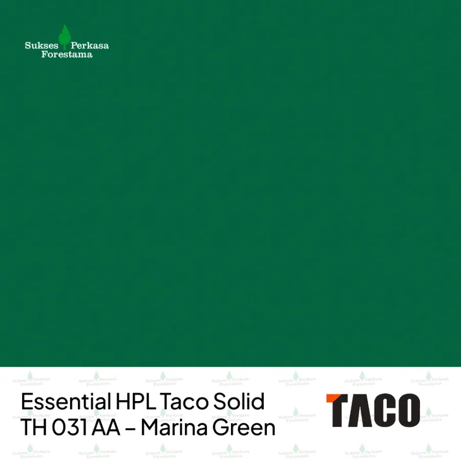Essential HPL Taco Solid TH 031 AA – Marina Green