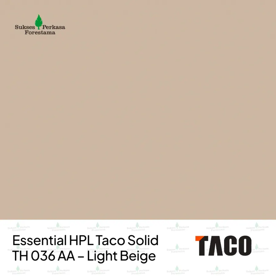 Essential HPL Taco Solid TH 036 AA – Light Beige