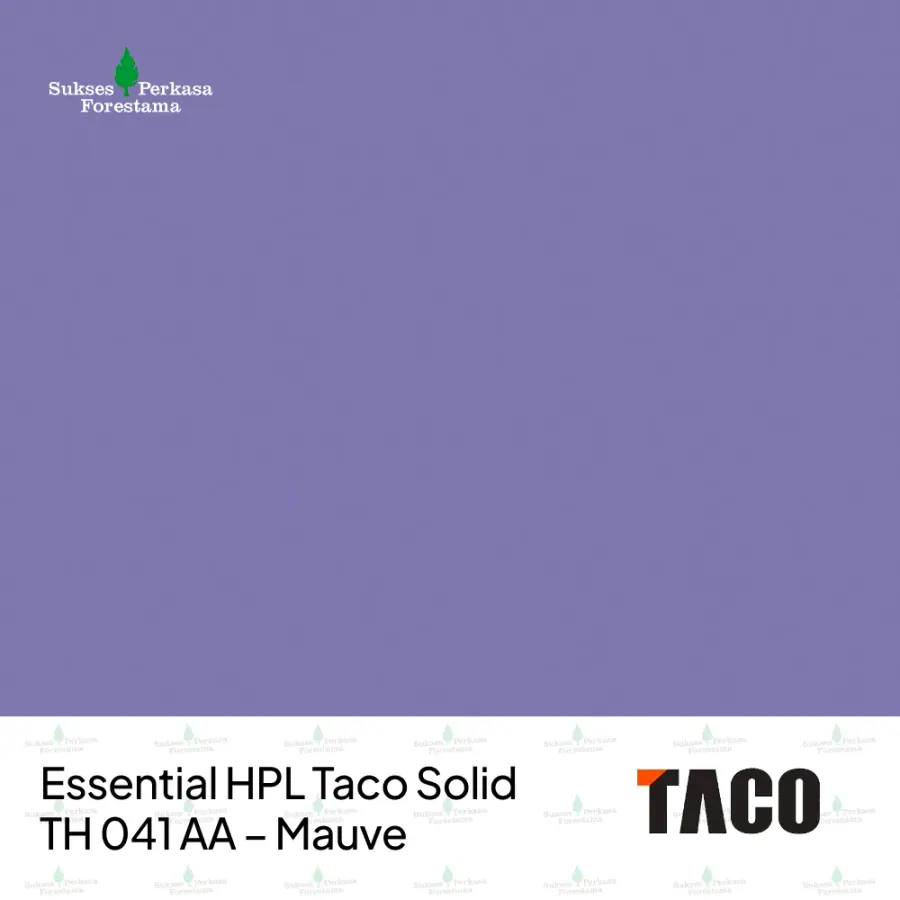 Essential HPL Taco Solid TH 041 AA – Mauve