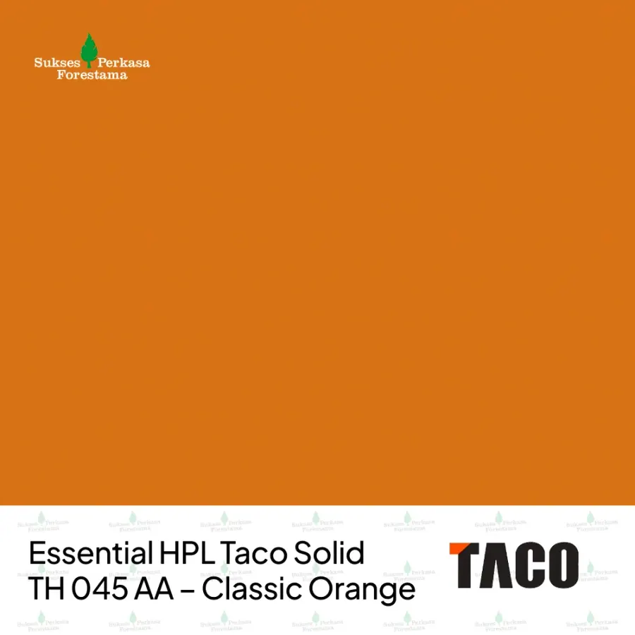 Essential HPL Taco Solid TH 045 AA – Classic Orange