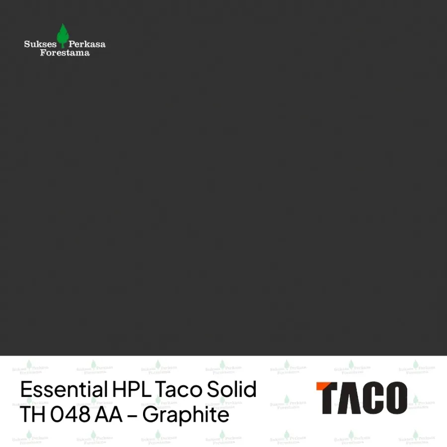 Essential HPL Taco Solid TH 048 AA – Graphite