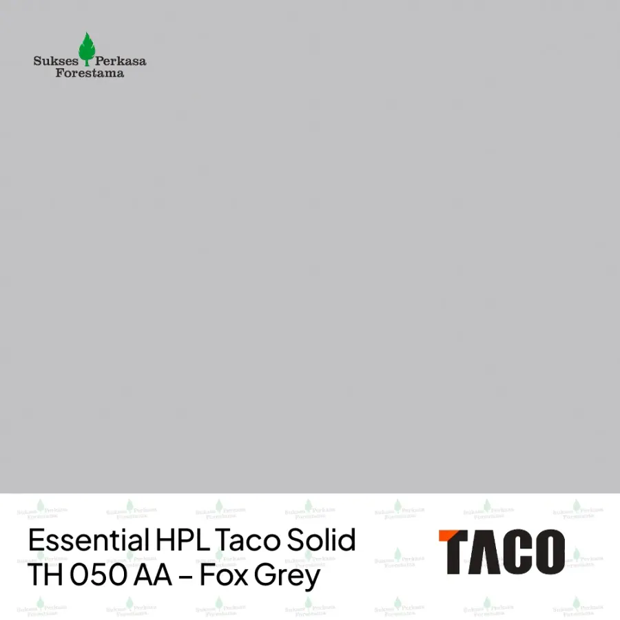 Essential HPL Taco Solid TH 050 AA – Fox Grey