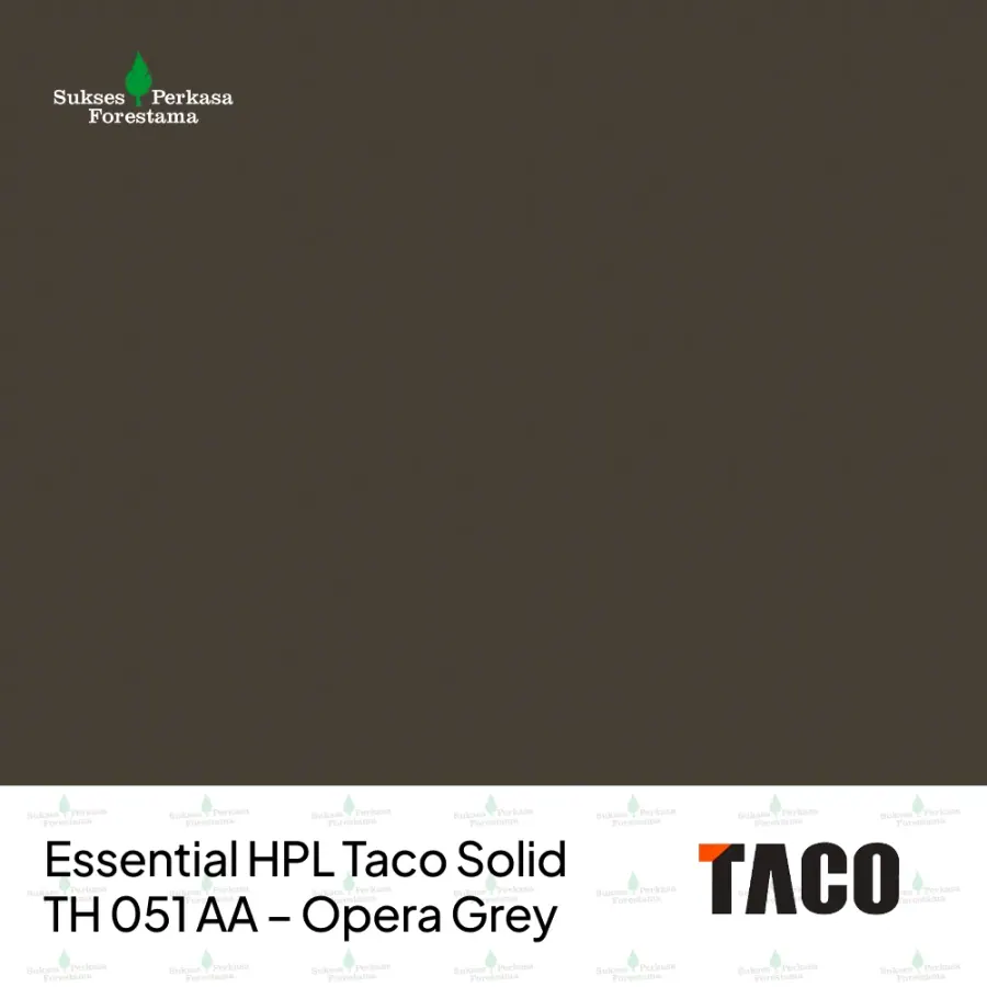 Essential HPL Taco Solid TH 051 AA – Opera Grey
